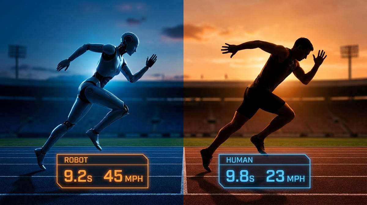 Unitree H1 setter verdensrekord – humanoidrobot sprinter på 10 m/s
